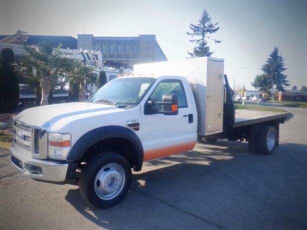 2008 Ford F-550 Regular Cab 2WD Flat Deck Diesel Dually image 1