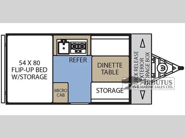 Used 2019 Coachmen RV Clipper Camping Trailers 12RBST image 2