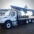 2011 Freightliner M2 112 Flat Deck Diesel With Air Brakes Crane thumbnail image 1