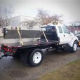 2002 Ford F-650 Tilt deck With Plow And Spreader Diesel thumbnail image 7