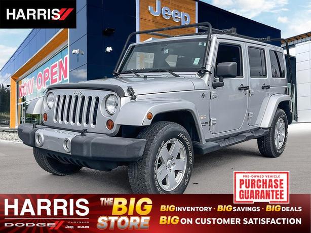 2012 JEEP WRANGLER UNLIMITED 4WD 4dr Sahara | No Reported Accidents! image 1