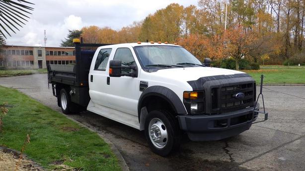 2008 Ford F-550 Crew Cab Dump Truck 2WD image 1