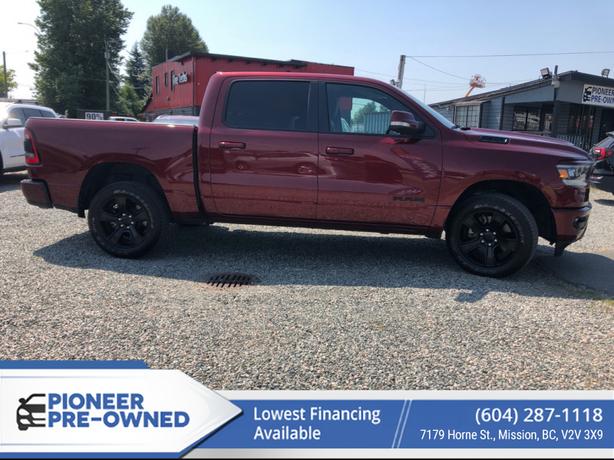 2022 Ram 1500 Sport  - Android Auto -  Apple CarPlay - $406 B/W image 4