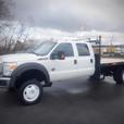 2012 Ford F-550 Crew Cab 12 Flat Deck 4WD Diesel thumbnail image 1