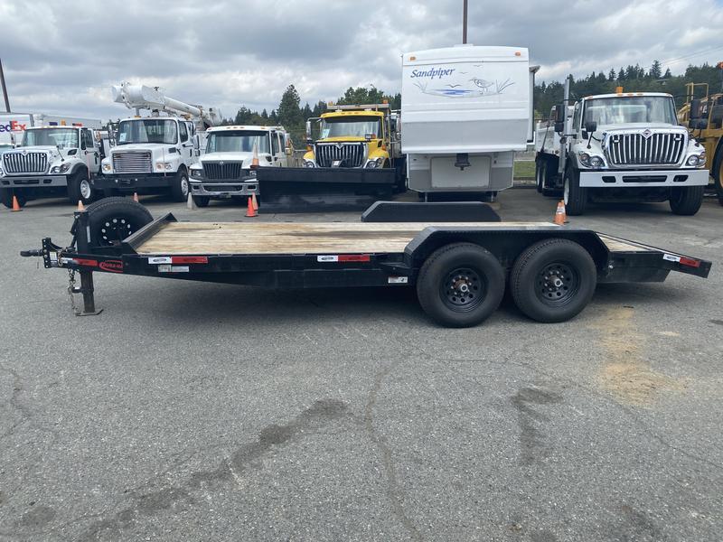 2022 Dura-Haul Flat Deck 16 Foot Trailer With Ramp display photo
