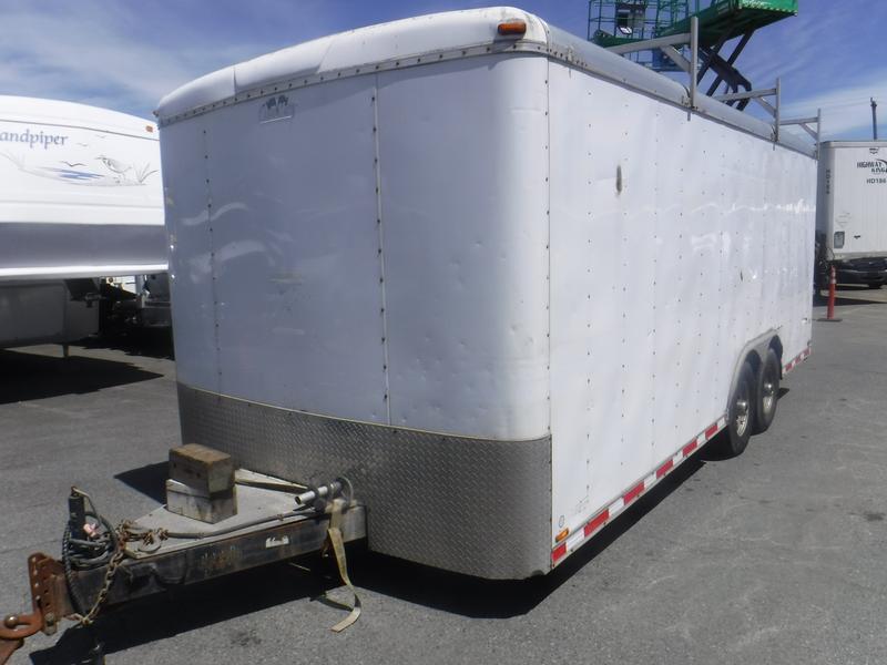 2010 Forest River Enclosed Trailer Rear Workshop with Ramp Gate display photo