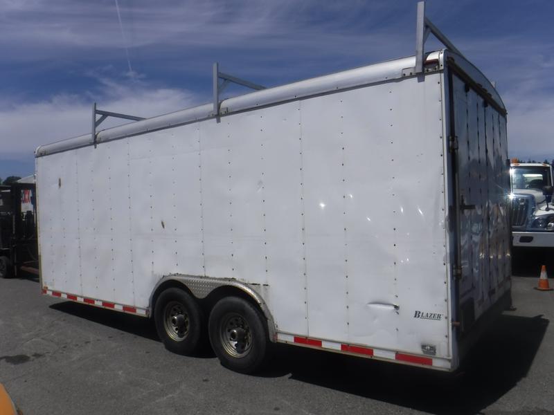 2010 Forest River Enclosed Trailer Rear Workshop with Ramp Gate display photo