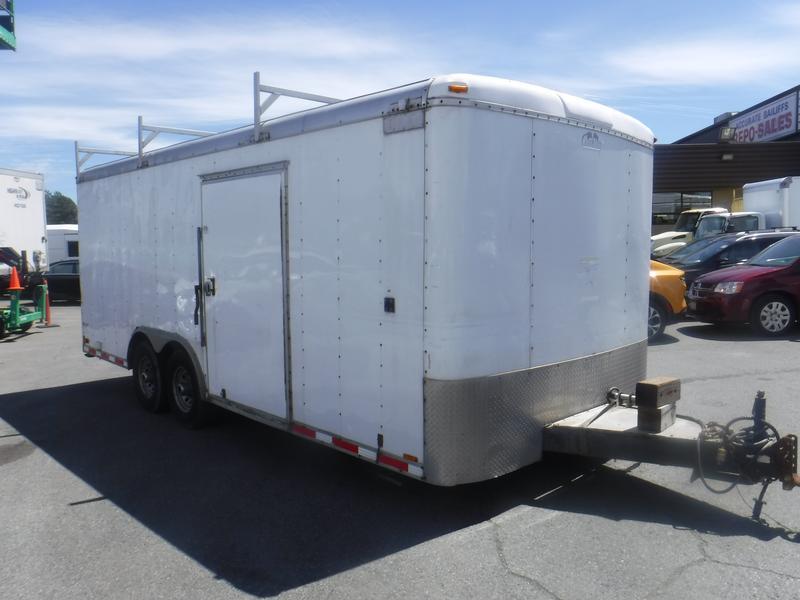 2010 Forest River Enclosed Trailer Rear Workshop with Ramp Gate display photo