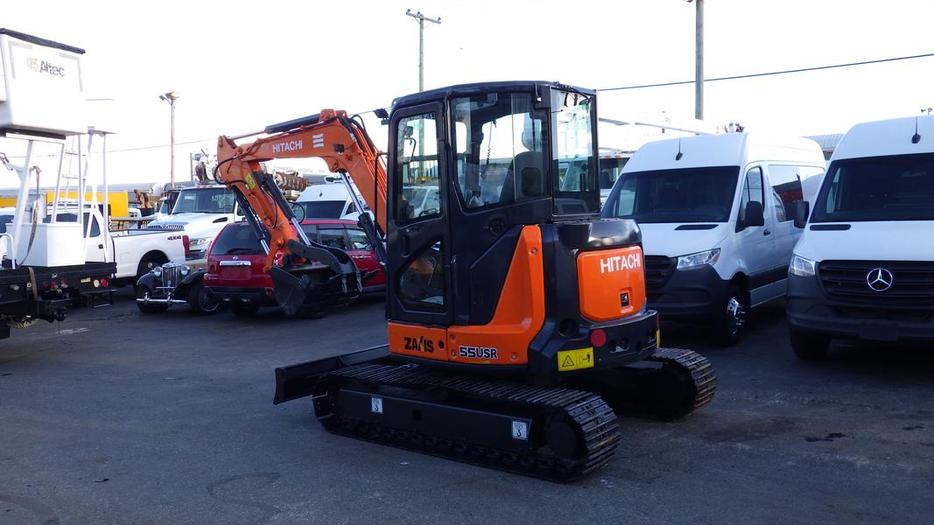2021 Hitachi 55USR Mini Excavator Diesel display photo