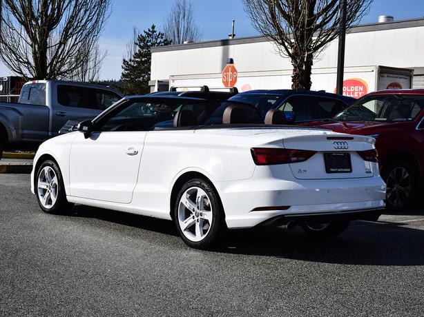 2018 Audi A3 Cabriolet Komfort - Convertible, Brown Leather, No Accidents image 3