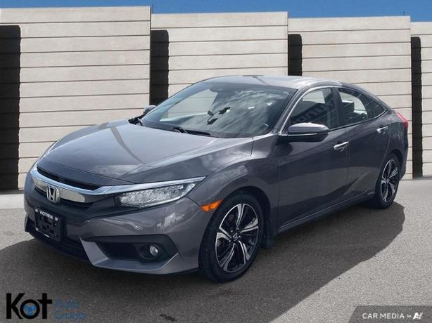 2016 Honda Civic Sedan Touring - ONE OWNER VEHICLE! 4 BRAND NEW TIRES! image 1