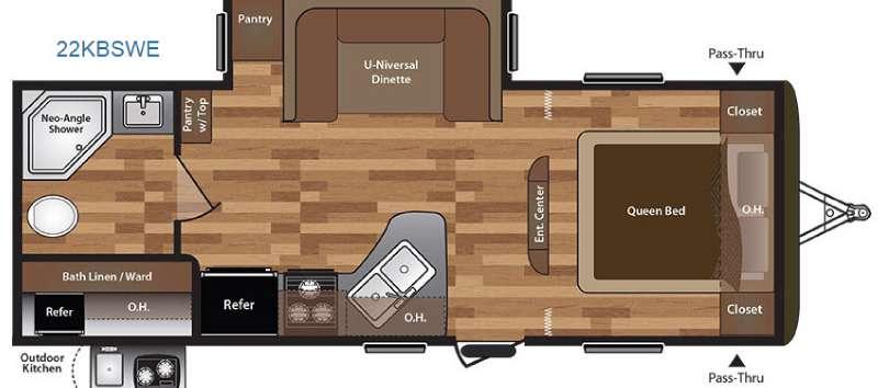 Used 2016 Keystone RV Hideout 22KBSWE display photo