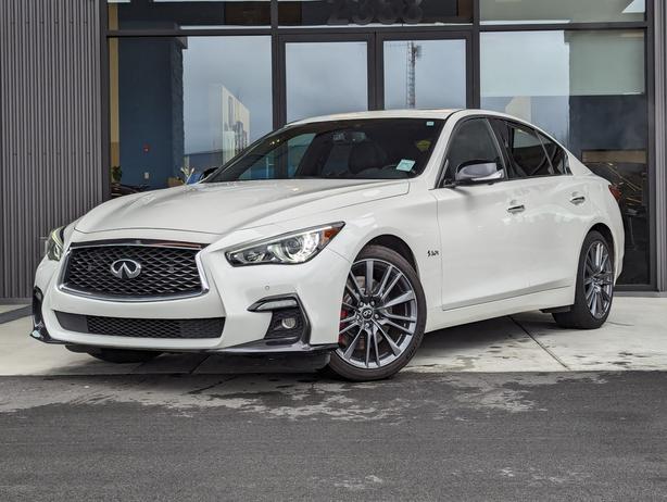 2018 Infiniti Q50 Red Sport 400 - Leather, Sunroof, AWD image 1