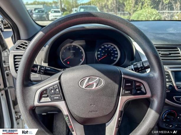 2016 Hyundai Accent GL MANUAL, BLACK INTERIOR,BLUETOOTH, HEATED FABRIC SEATS, KE image 6