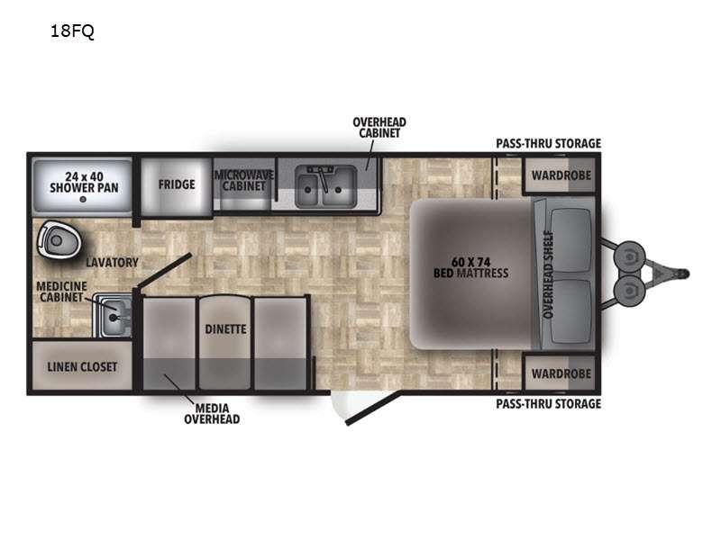 Used 2022 Shasta RVs Shasta 18FQ display photo