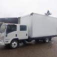 2019 Isuzu NQR Crew Cab 16 Foot Cube Van 6 Passenger Diesel With Power Tailgate thumbnail image 1