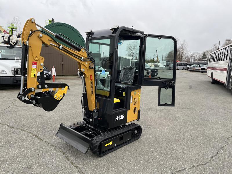 2024 AGT Industrial Yellow H13R Mini Excavator 420CC Gas Engine (New) display photo