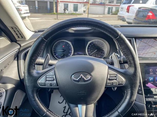 2017 Infiniti Q50 3.0t - TWIN TURBO V6 WITH 300 HP! LEATHER INTERIOR! BACKUP CAM image 7