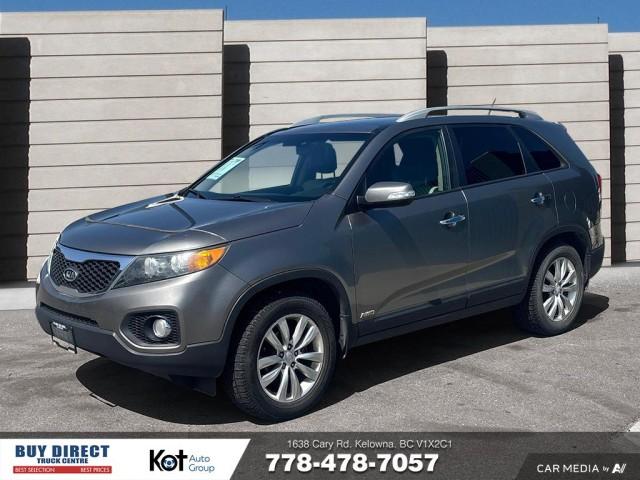 2011 Kia Sorento EX Lux AUTO, KEYLESS ENTRY, LEATHER HEATED SEATS, BEIGE AND BLA display photo