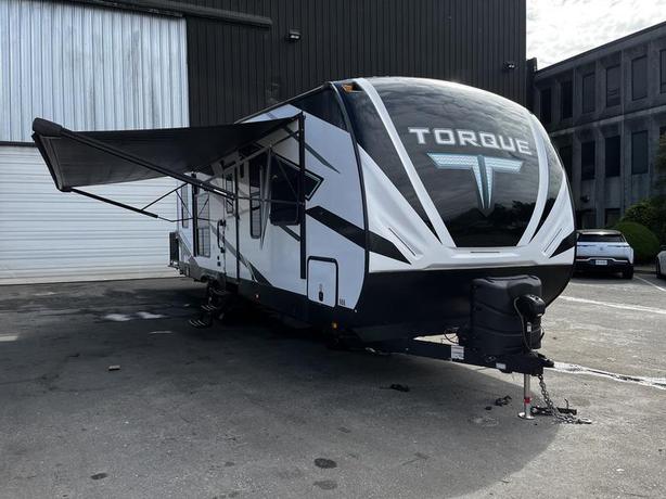 2022 Heartland Torque T281 33 Foot Toy Hauler Travel Trailer with 2 Slide Outs image 3