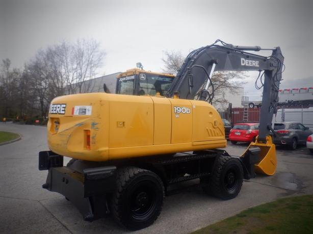 2014 John Deere 190D W Mobile Excavator image 7