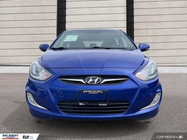 2014 Hyundai Accent GLS MANUAL, KEYLESS ENTRY, HEATED FABRIC SEATS, SUNROOF, BLU image 2
