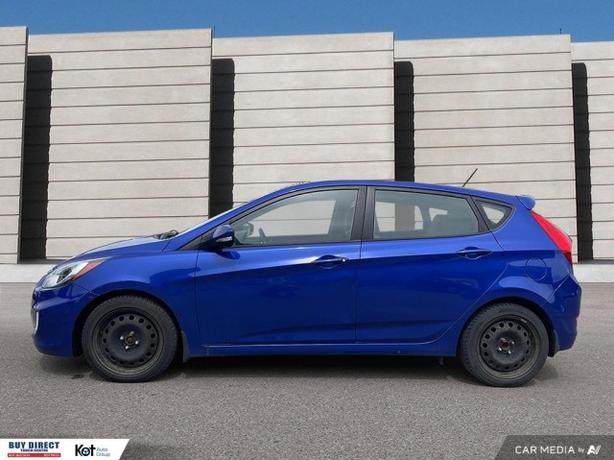 2014 Hyundai Accent GLS MANUAL, KEYLESS ENTRY, HEATED FABRIC SEATS, SUNROOF, BLU image 3