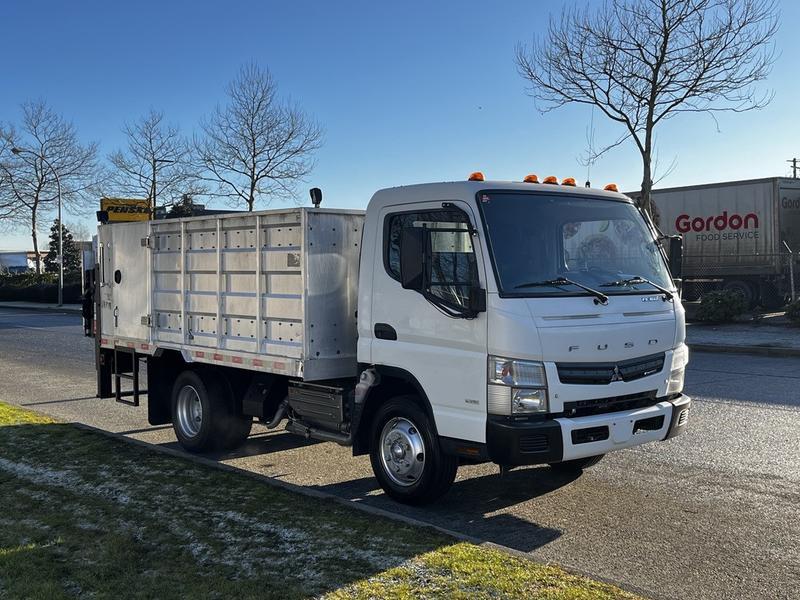 2014 Mitsubishi Fuso FE Flat Deck High Rail with Tommy Power Tailgate Diesel display photo