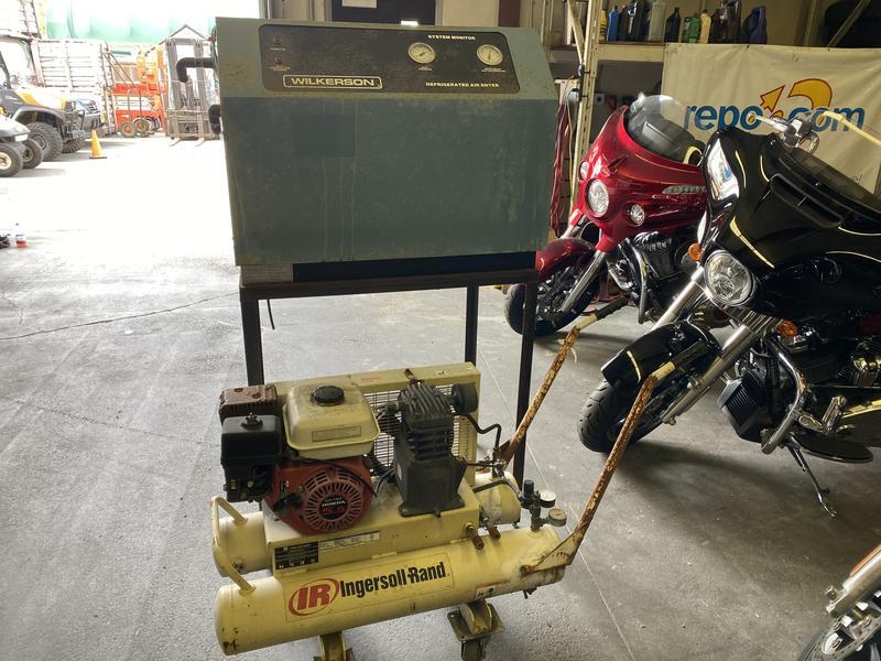 2000 Wilkerson Refrigerated Air Dryer And Ingersoll-Rand Air Compressor with Hon display photo