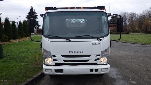 2017 Isuzu NPR 16 Foot Flat Deck Dually 3 Seater image 3