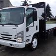2017 Isuzu NPR 16 Foot Flat Deck Dually 3 Seater thumbnail image 4