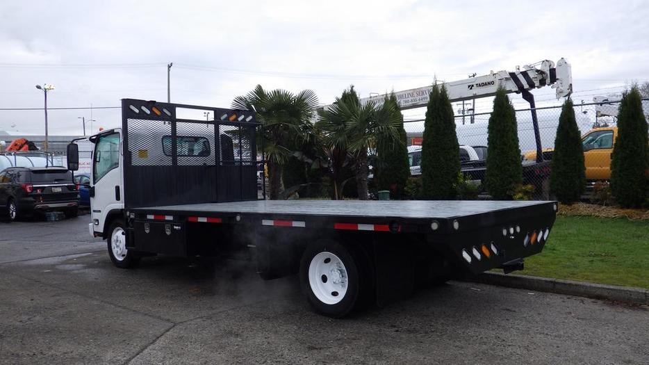 2017 Isuzu NPR 16 Foot Flat Deck Dually 3 Seater display photo