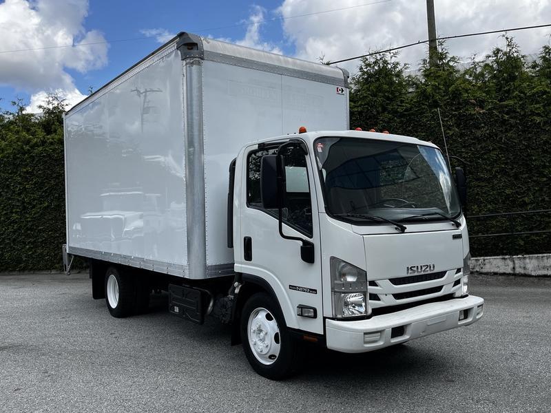 2018 Isuzu NPR 16 Foot Cube Van with Power Tailgate 3 Seater Diesel display photo