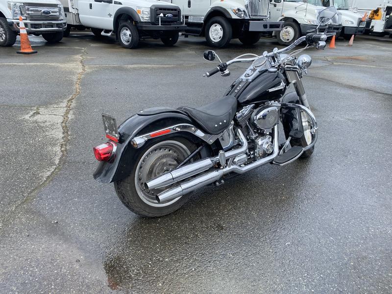 2008 Harley-Davidson FLSTFI Softail Motorcycle display photo