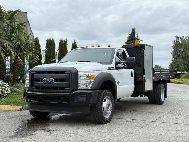 2016 Ford F-550 14 Foot Flat Deck 2WD Diesel image 4