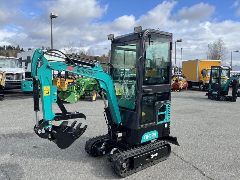 2024 AGT Industrial Green QH13R Mini Excavator 420CC Gas Engine (New) display photo