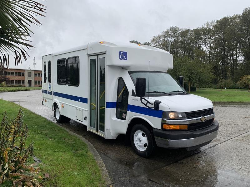 2015 Chevrolet Express G4500 11 Passenger Wheelchair Accessible Shuttle Bus display photo