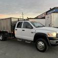 2008 Dodge Ram 5500 Quad Cab 2WD 14 Foot Flat Deck Diesel With Power Tailgate thumbnail image 7
