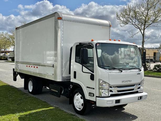 2016 Isuzu NQR 16 Foot Cube Van with Power Tailgate Diesel image 1
