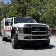 2009 Ford F-550 Crew Cab Super Duty Dually Diesel Ex Fire Service Truck 4WD thumbnail image 2