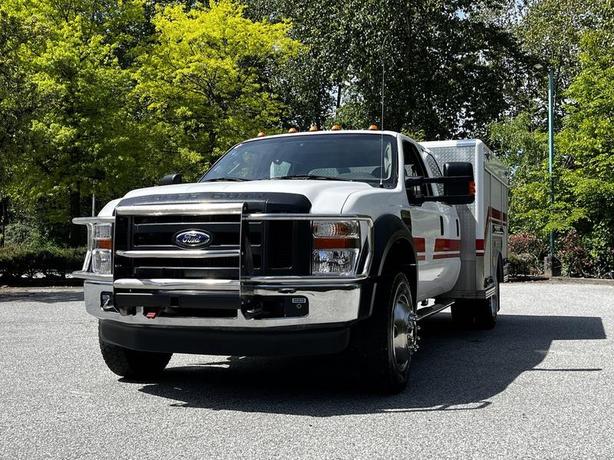 2009 Ford F-550 Crew Cab Super Duty Dually Diesel Ex Fire Service Truck 4WD image 4