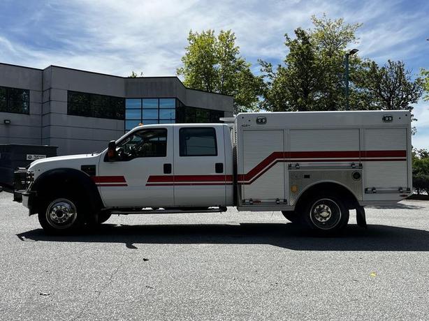 2009 Ford F-550 Crew Cab Super Duty Dually Diesel Ex Fire Service Truck 4WD image 6