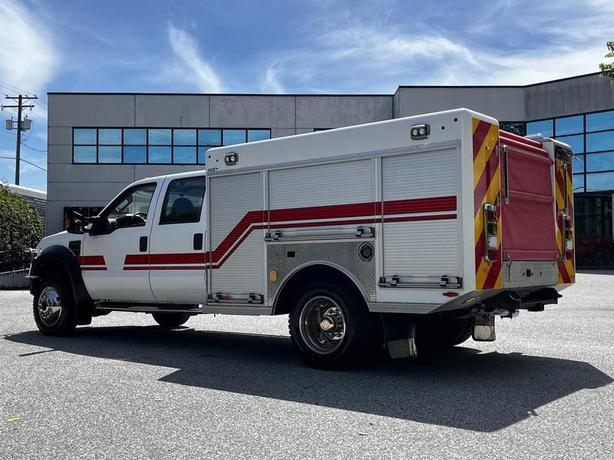 2009 Ford F-550 Crew Cab Super Duty Dually Diesel Ex Fire Service Truck 4WD image 7