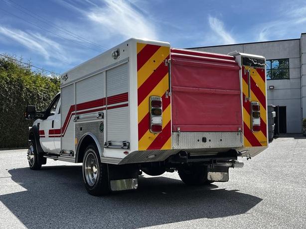 2009 Ford F-550 Crew Cab Super Duty Dually Diesel Ex Fire Service Truck 4WD image 8