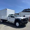 2008 Ford F-450 SD 12 Foot Cube Van 2WD Diesel Rear Shelving work area thumbnail image 7