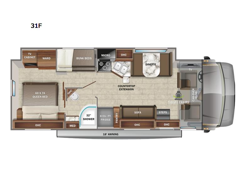 Used 2022 Jayco Greyhawk 31F display photo