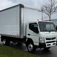 2021 Mitsubishi Fuso FE180 16 Foot Cube Van with Ramp thumbnail image