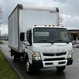 2021 Mitsubishi Fuso FE180 16 Foot Cube Van with Ramp thumbnail image 2