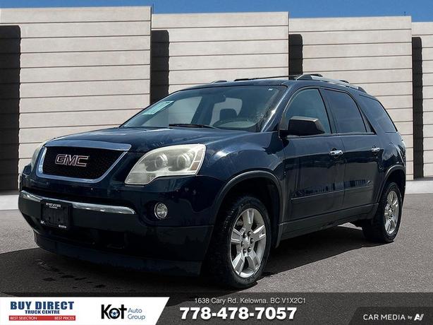 2012 GMC Acadia SLE1 AUTO, KEYLESS ENTRY, FABRIC SEATS, THREE ROWS, WHEEL CONTRO image 1