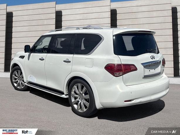 2011 Infiniti QX56 AUTO, KEYLESS ENTRY, BLUETOOTH/ VOICE COMMAND, HEATED LEATHER image 4